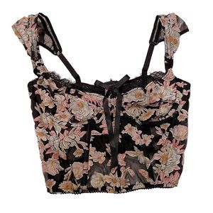 rare victoria secret floral corset 💋